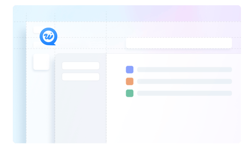 旺商聊对话列表与标签视图